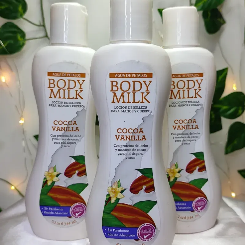 Crema hidratante de cacao y vainilla