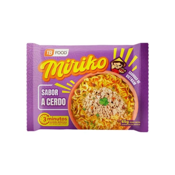 Fideos instantáneos Sabor Cerdo