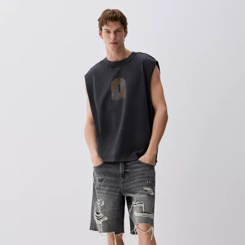 Desmangado estampado