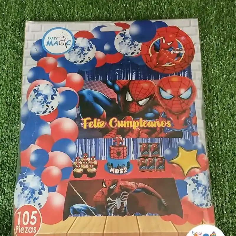 Set de globos de Spaiderman