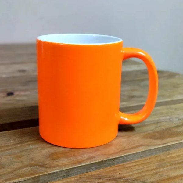 Jarra cerámica color naranja
