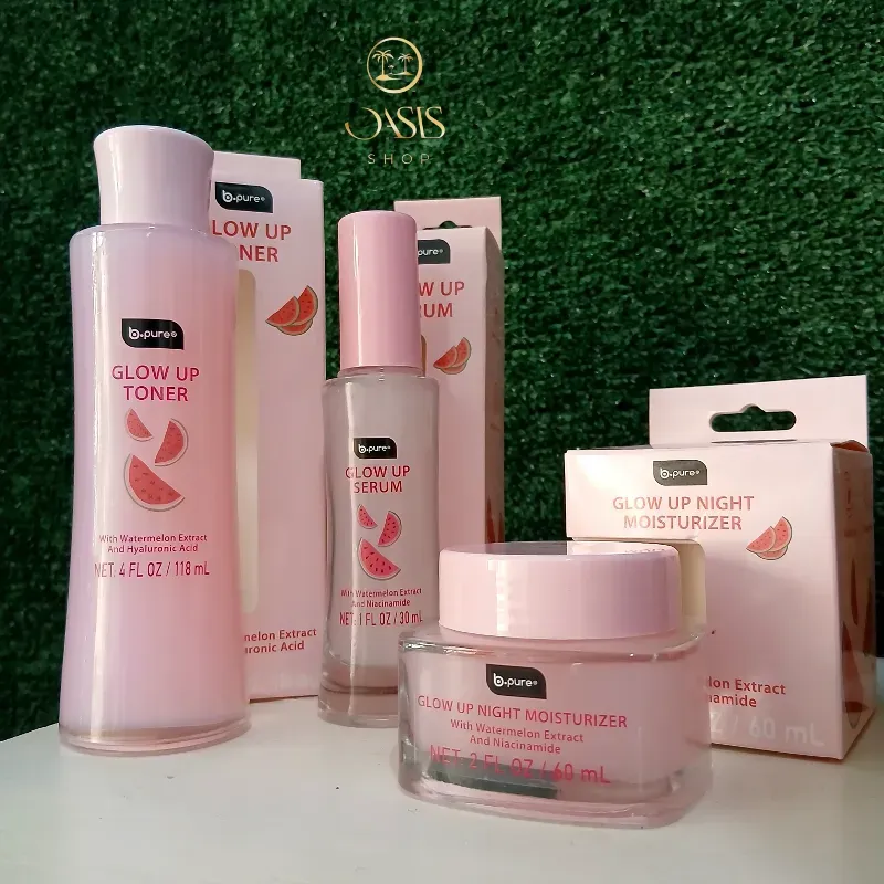 Skincare Tratamientos Glow Up de extracto de melón y ácido hialurónico