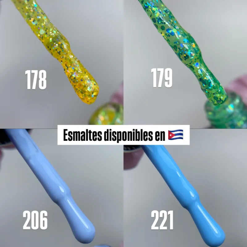 Esmalte de gel #178 #179 #206 #221