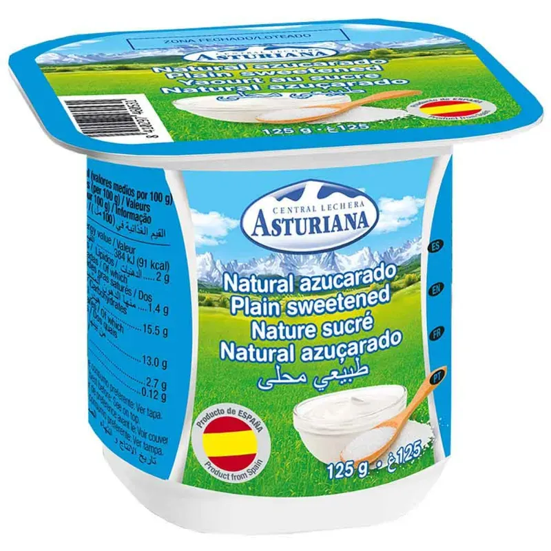 Yogurt La Asturiana Natural (Pack x4)