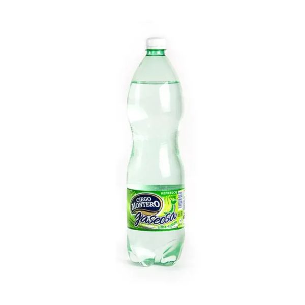 Pomo de Refresco gaseado Ciego Montero 1.5L sabor limón