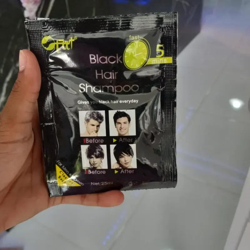 Champú para cabello negro