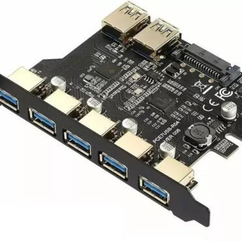 Tarjeta PCI a 7 USB