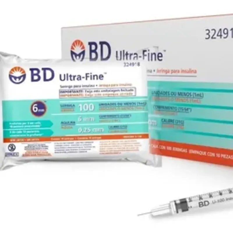 Jeringas Insulina Ultra Finas x10