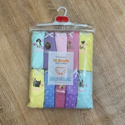 Set de 10 blumers de colores