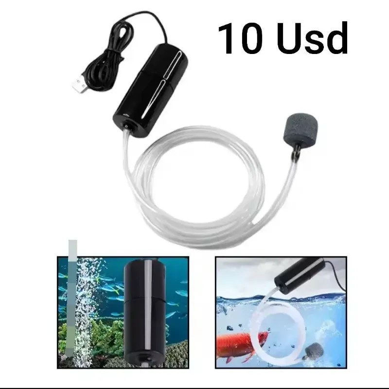 Oxigenador para acuarios pecera Usb