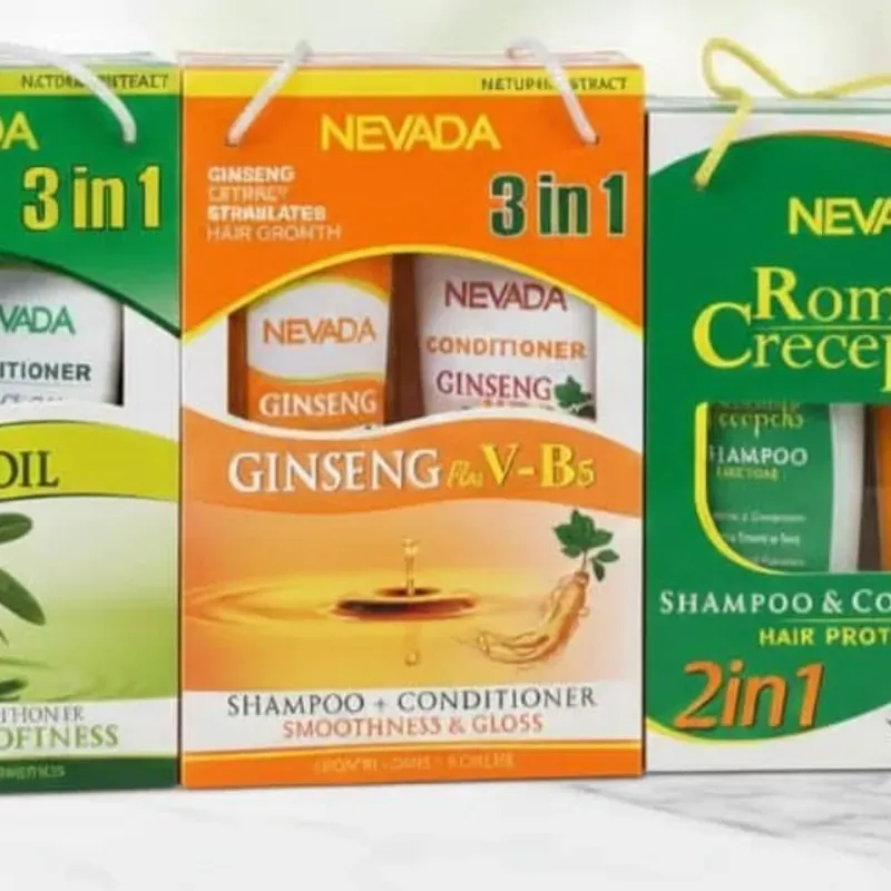 Conjunto de Shampoo y acondicionador. PRODUCTOS NATURALES.