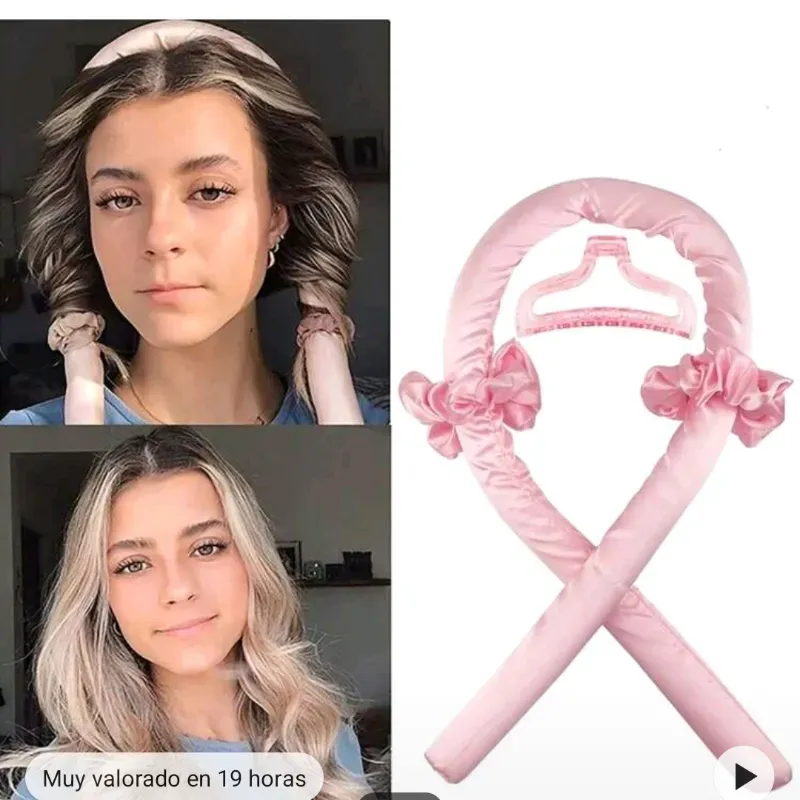 Diademas rizadoras sin calor