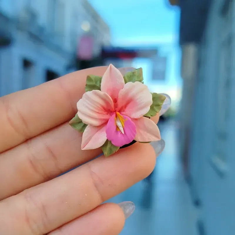 ✨Pin de Orquídea Rosada✨
