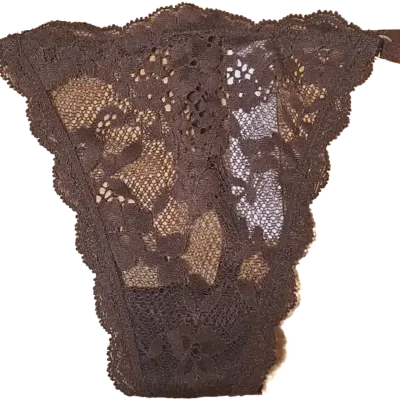 Victoria's Secret tanga de encaje carmelita