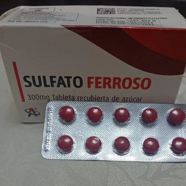  Sulfato Ferroso (10 tab de 300 mg)