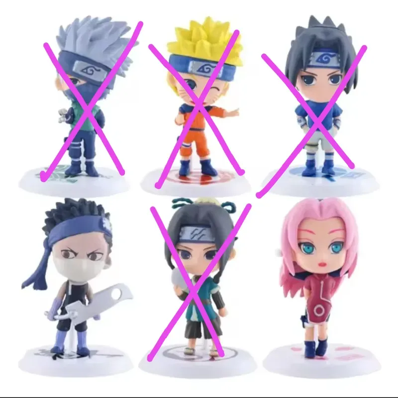 Set de figuras del Anime Naruto