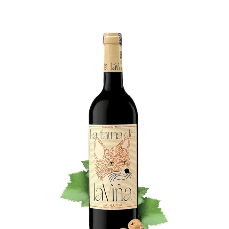Botella de vino LA FAUNA DE LAVIÑA TEMPRANILLO La Viña