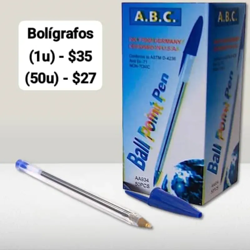 Bolígrafos A.B.C.