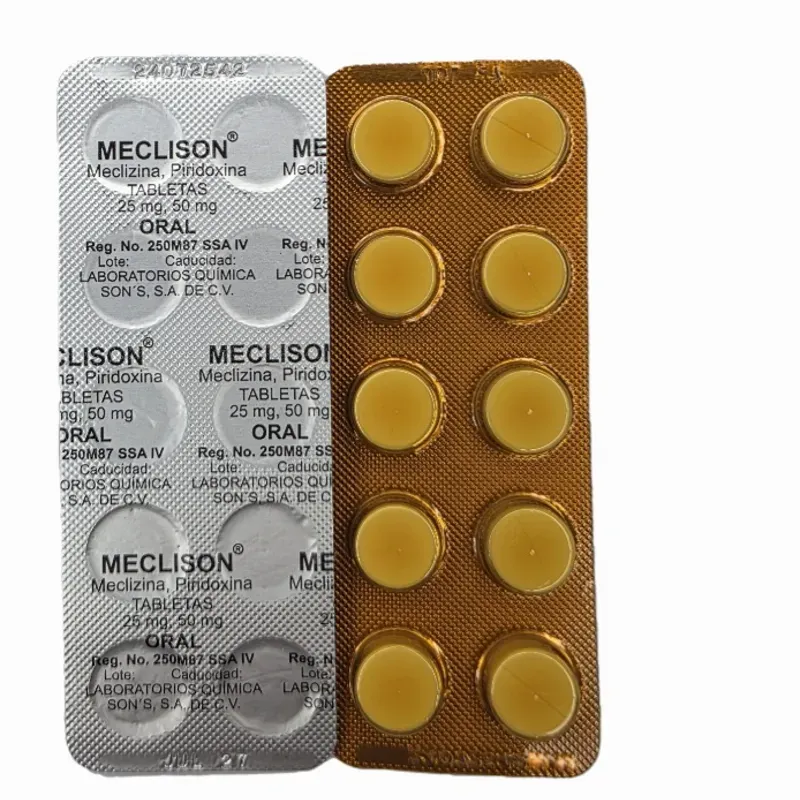 MECLECINE + PIRODAXINA(10T)(VENCE 1-27)