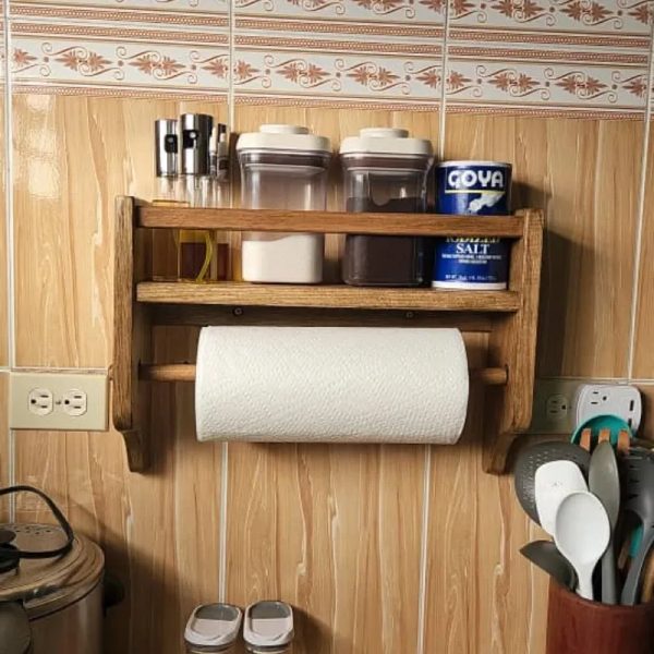 Balcon con accesorio para papel de cocina (Por Encargo)
