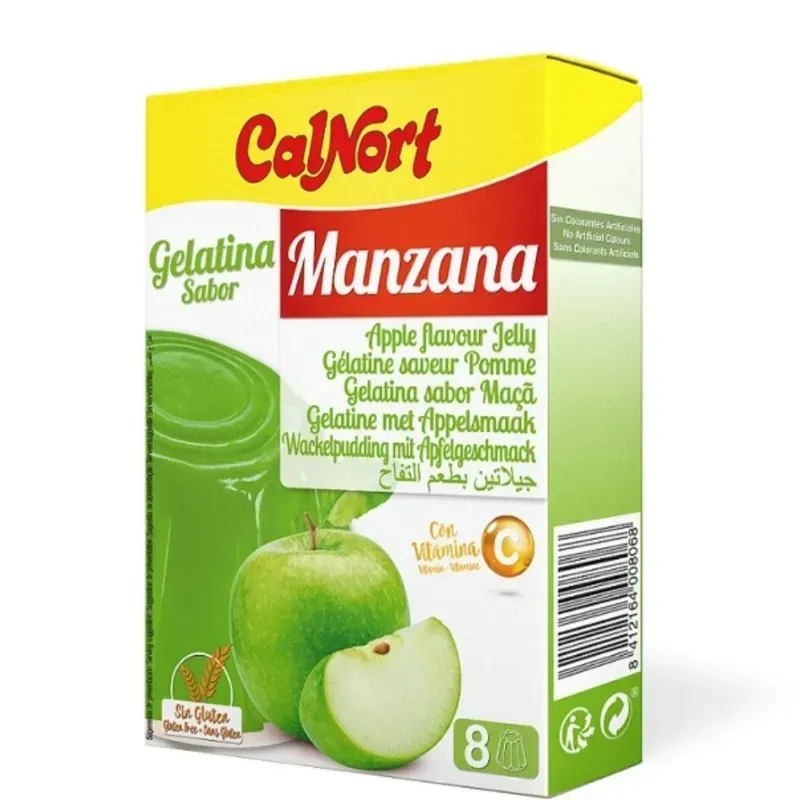 Gelatina manzana 2x85gr
