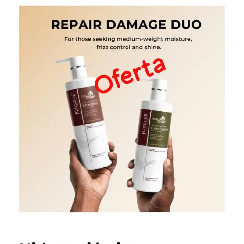 Dúo de Shampoo y suavizador Karseell