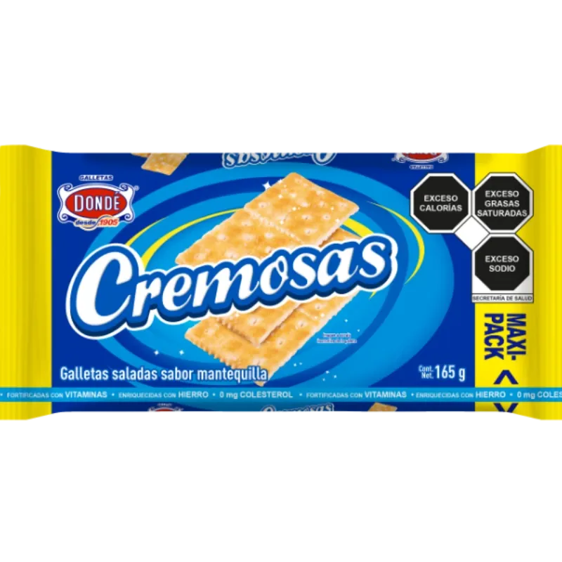 Galletas Cremosas Dondé 14 x 165 g
