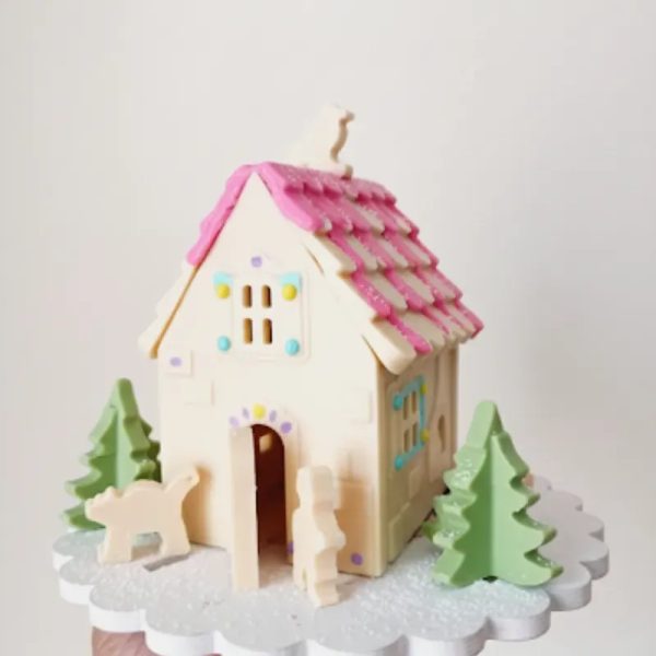 Kit Arma tu Casita de Chocolate (chocolate blanco)