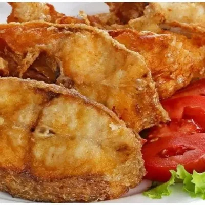 Ruedas de pescado frita