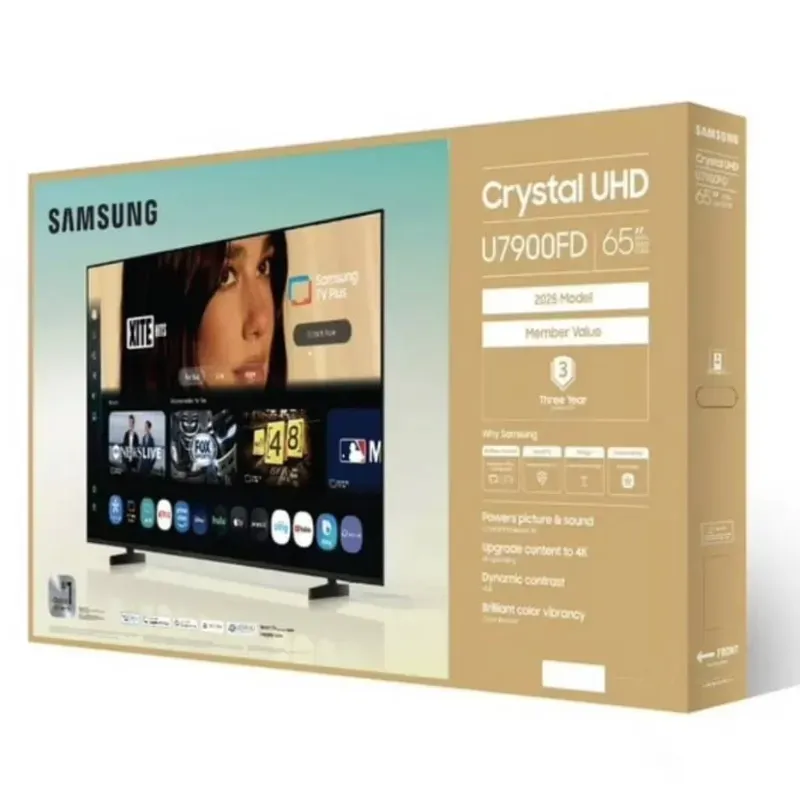 TV Samsung (65¨ Pulgadas) Class U7900 Series 25 XZA UHD 4K Smart Tizen TV (2025). Nuevo en caja