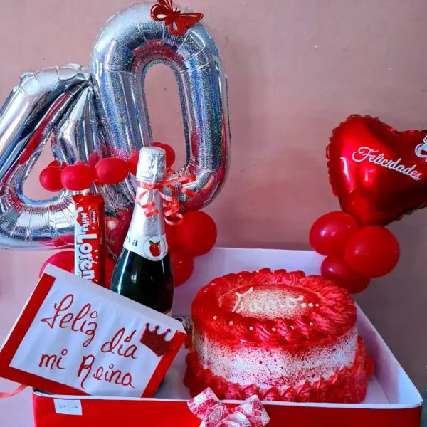 Caja con dulce