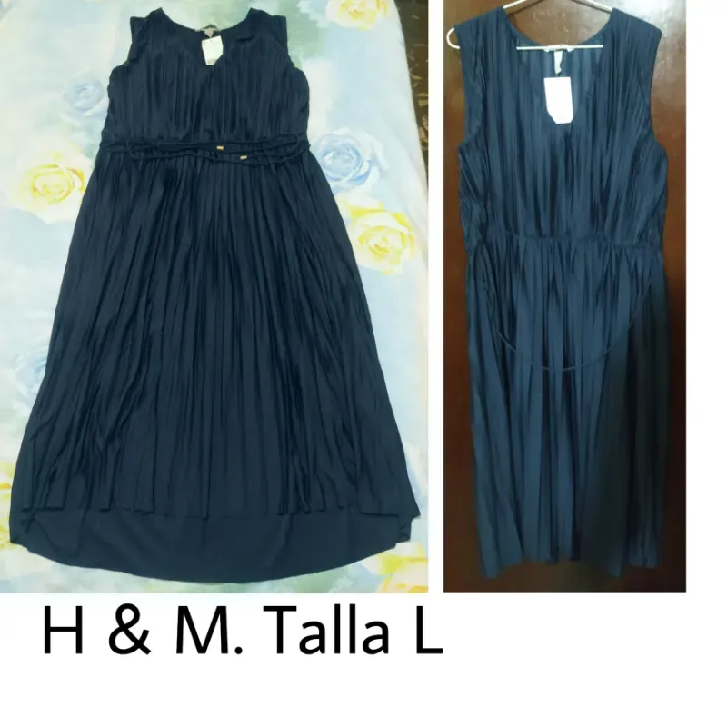 Vestido azul oscuro