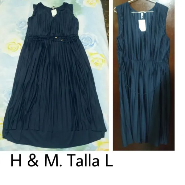 Vestido azul oscuro