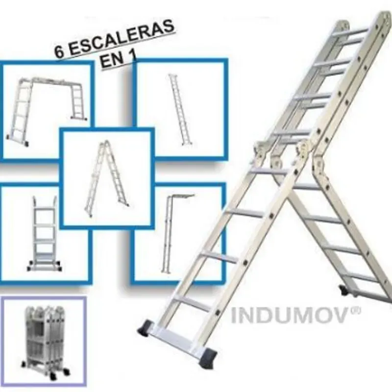 Escaleras aluminio multipropósito 4x4