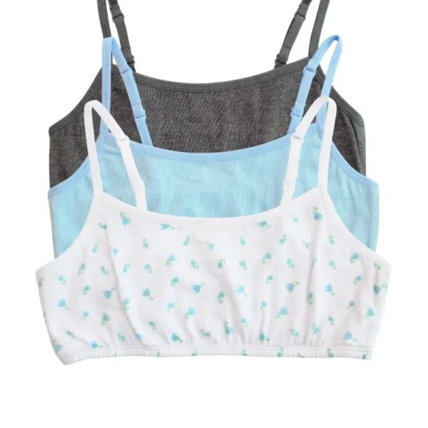 Set de Brasieres Infantiles para Bebé Temática Flores