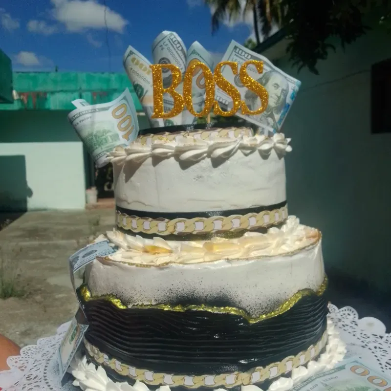 Cake de 2 pisos sencillo