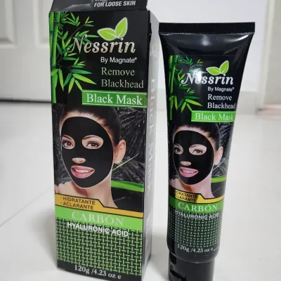 Mascarilla negra de carbon con acido hialuronico 120 g