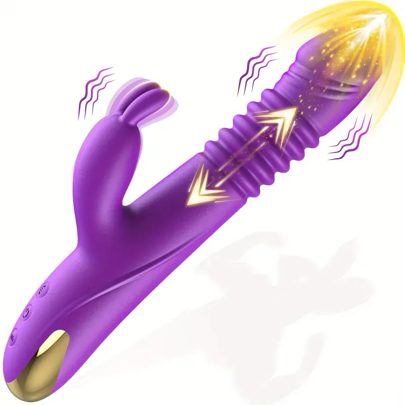 Conejito Vibrador telescópico carga usb