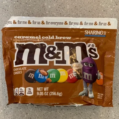 M & M caramelo bolsa