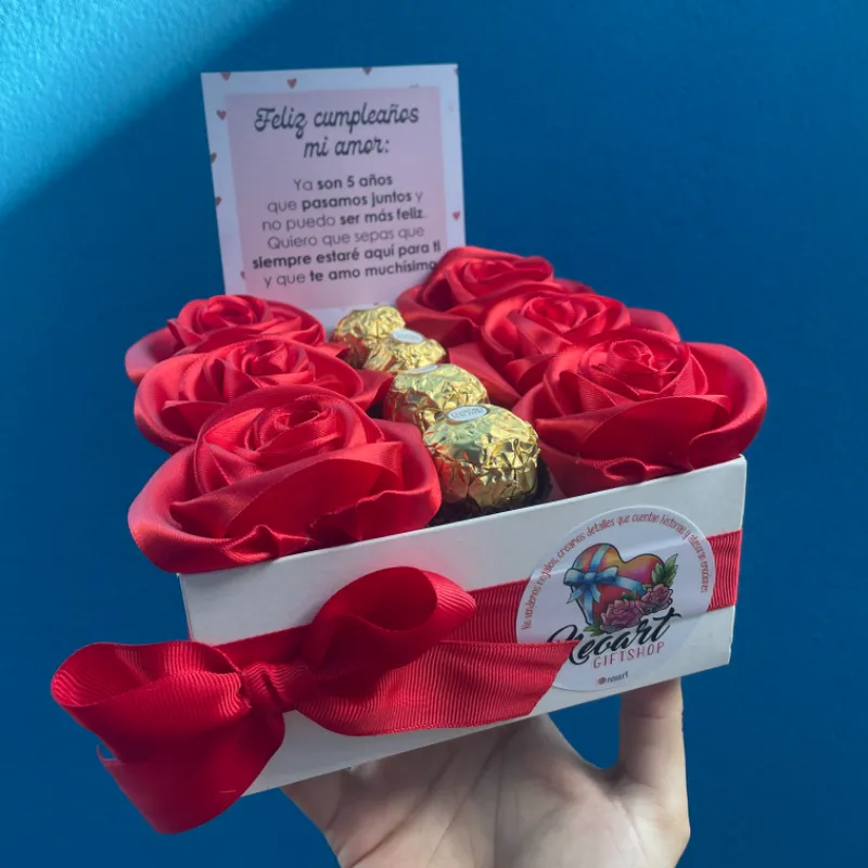 Caja descubierta de 6