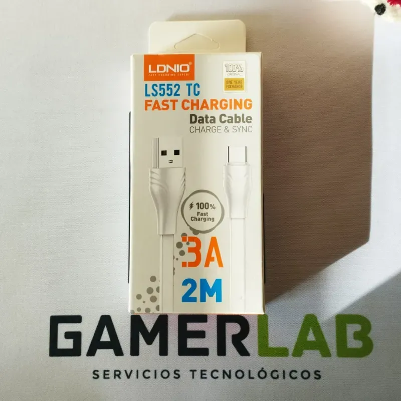  Cable LDNIO LS552 TC (USB-A a USB-C)