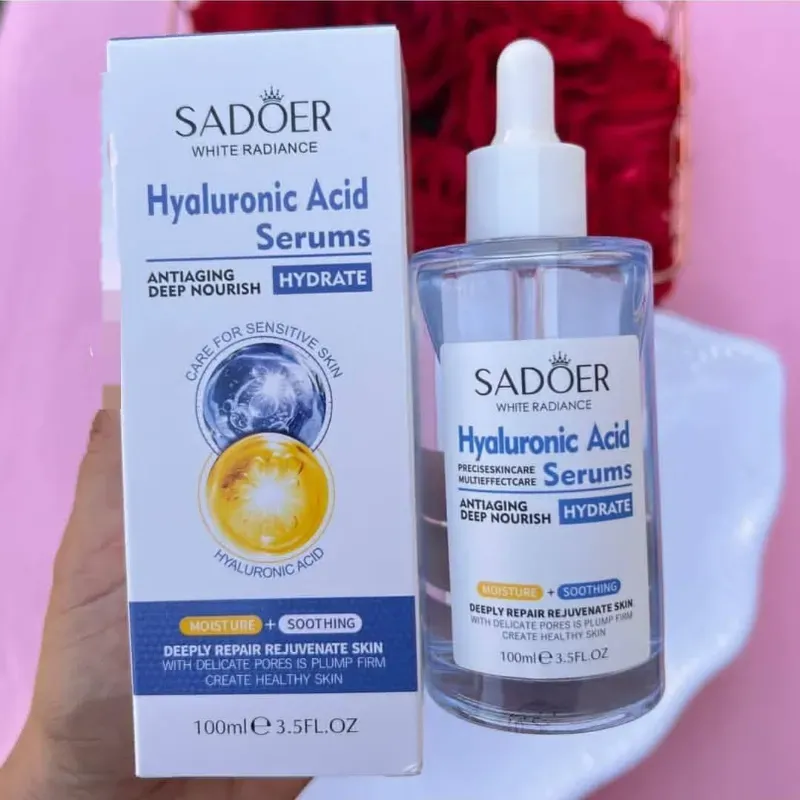 Serum facial de acido hialuronico de sadoer 100ml