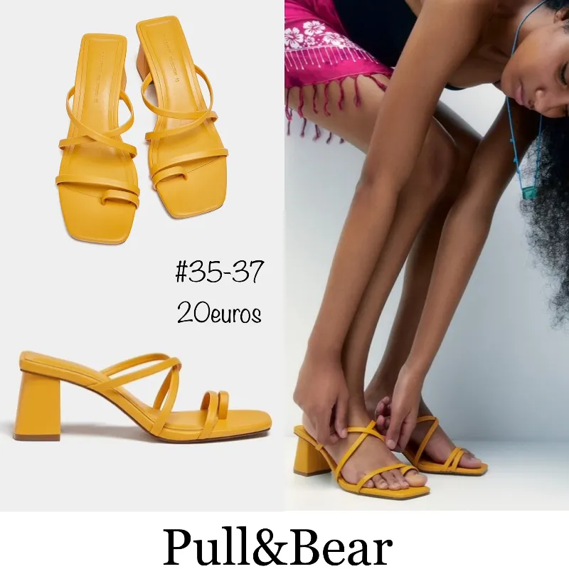 Tacón Amarillo PULL&BEAR