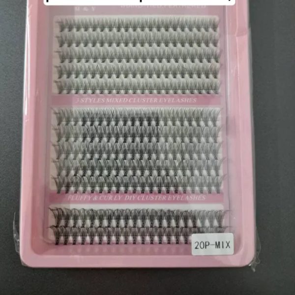 Pestañas punto 20 P mix