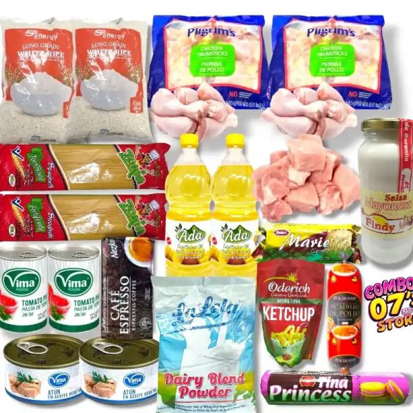 #  **COMBO #11--100 USD — ABARROTE COMPLETO (para 1 semana)**