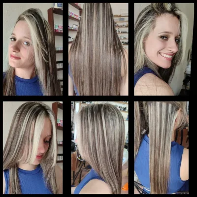 Mechas con contorno