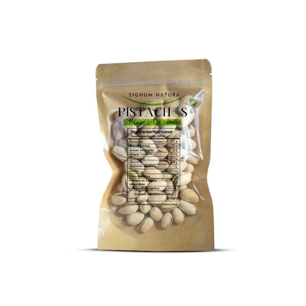 Pistachos tostados c/ sal de Mar