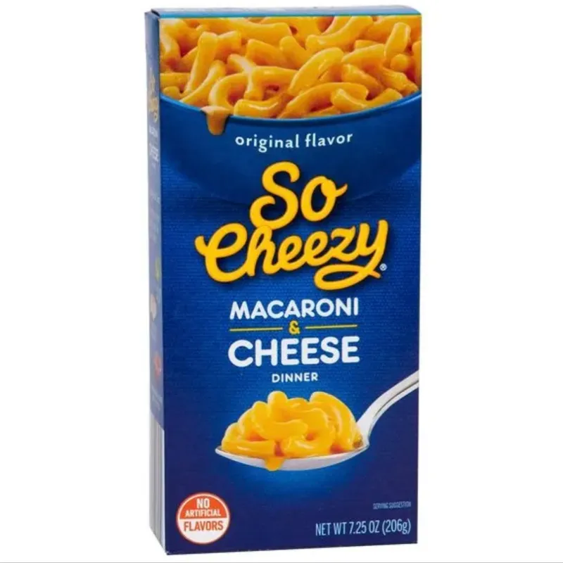 Macarrones con queso instantánea