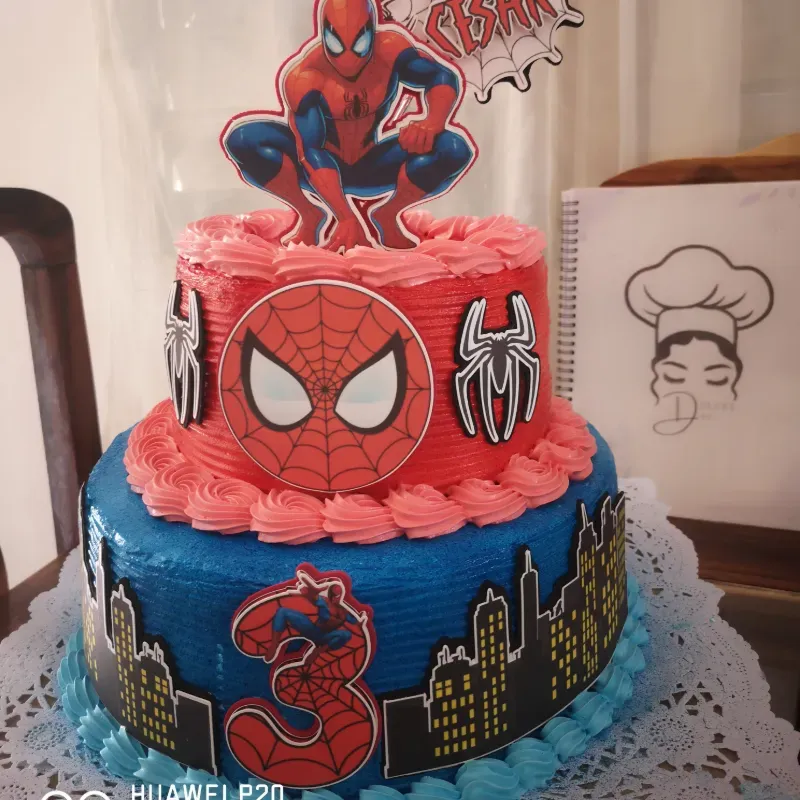Cake de Spider Man.
