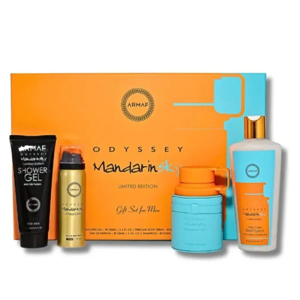 Set Odyssey Mandarin Sky 4pcs Set by Armaf for Men